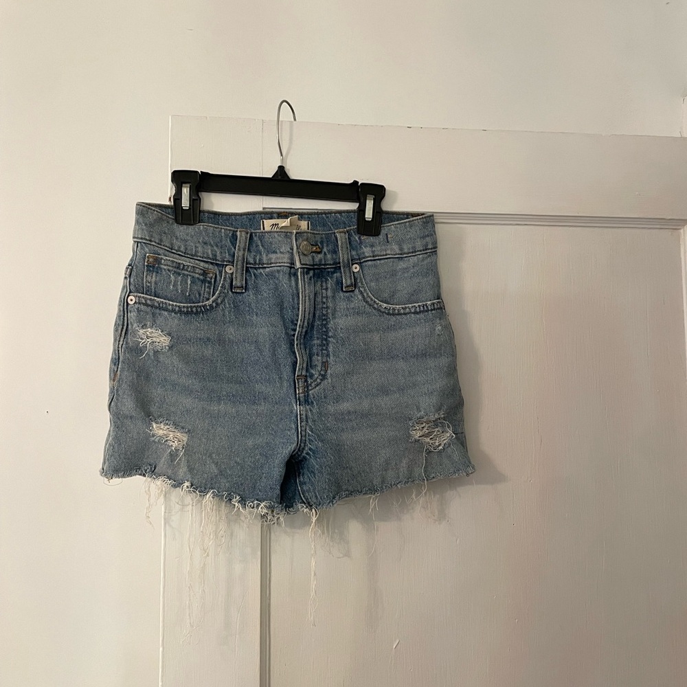 Madewell Denim Distressed Women Shorts